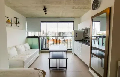 Kitnet / stúdio para aluguel - bom retiro, 1 quarto,  32 m² - são paulo