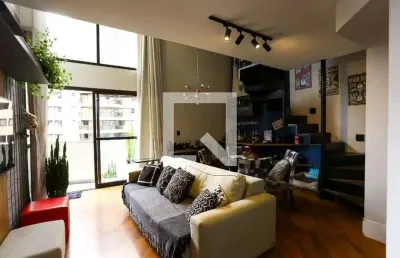 Kitnet / stúdio para aluguel - panamby, 1 quarto,  60 m² - são paulo