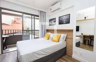 Kitnet / stúdio para aluguel - consolação, 1 quarto,  25 m² - são paulo