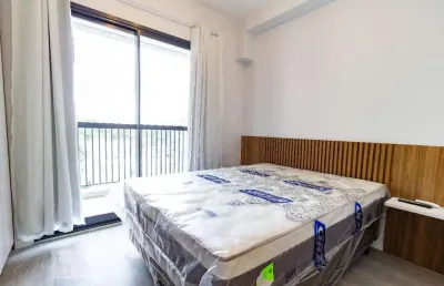Kitnet / stúdio para aluguel - brooklin, 1 quarto,  22 m² - são paulo