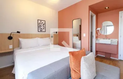 Kitnet / stúdio para aluguel - campo belo, 1 quarto,  29 m² - são paulo