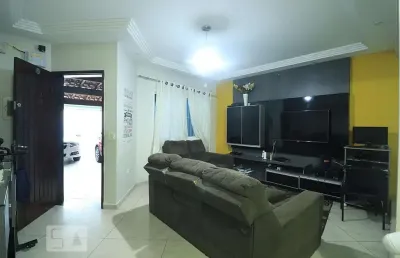 Casa para aluguel - jardim milena, 3 quartos,  130 m² - santo andré