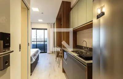 Kitnet / stúdio para aluguel - moema, 1 quarto,  24 m² - são paulo