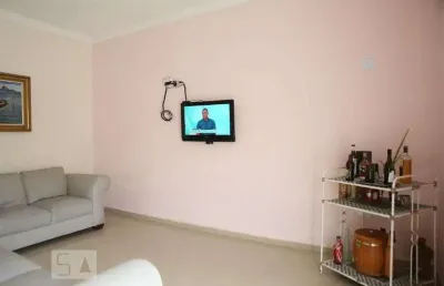 Casa para aluguel - maracanã, 3 quartos,  235 m² - praia grande