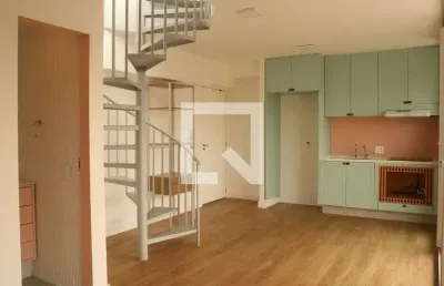 Cobertura para aluguel - vila romana, 1 quarto,  72 m² - são paulo