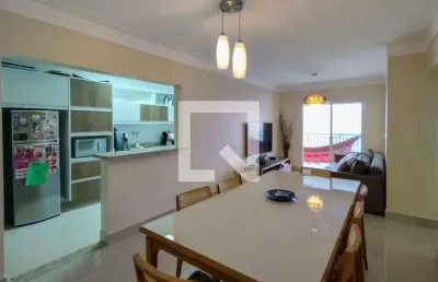 Apartamento para aluguel - nova mirim, 2 quartos,  102 m² - praia grande