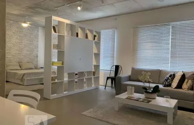 Apartamento para aluguel - cambuí, 1 quarto,  70 m² - campinas