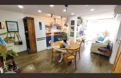 Apartamento para aluguel - ponta da praia, 1 quarto,  52 m² - santos