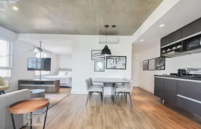 Kitnet / stúdio para aluguel - brooklin, 1 quarto,  62 m² - são paulo