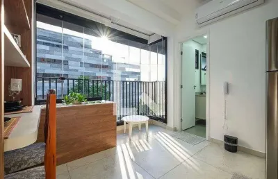 Kitnet / stúdio para aluguel - vila madalena, 1 quarto,  24 m² - são paulo