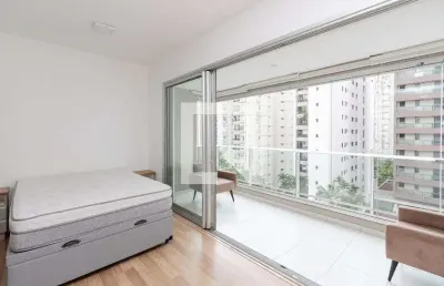 Kitnet / stúdio para aluguel - brooklin, 1 quarto,  36 m² - são paulo