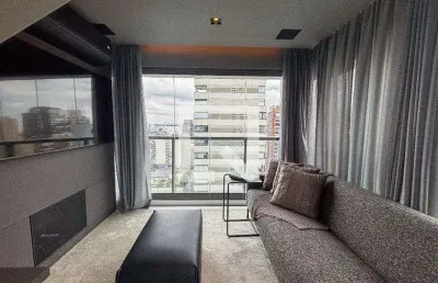 Cobertura para aluguel - pinheiros, 1 quarto,  94 m² - são paulo