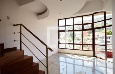Cobertura para aluguel - sion, 4 quartos,  350 m² - belo horizonte