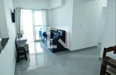 Apartamento para aluguel - nova mirim, 2 quartos,  71 m² - praia grande