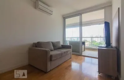 Apartamento para aluguel - brooklin, 1 quarto,  45 m² - são paulo