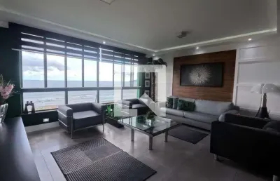 Cobertura para aluguel - gonzaga , 3 quartos,  148 m² - santos
