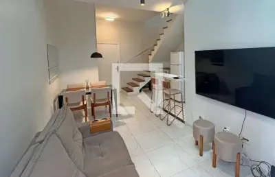 Apartamento para aluguel - gonzaga , 1 quarto,  60 m² - santos