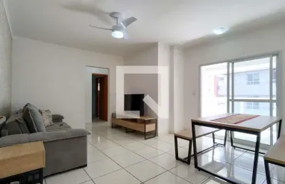Apartamento para aluguel - canto do forte, 2 quartos,  87 m² - praia grande