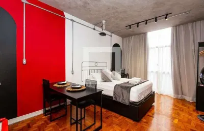 Kitnet / stúdio para aluguel - consolação, 1 quarto,  32 m² - são paulo