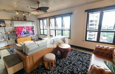 Kitnet / stúdio para aluguel - portal do morumbi, 1 quarto,  69 m² - são paulo