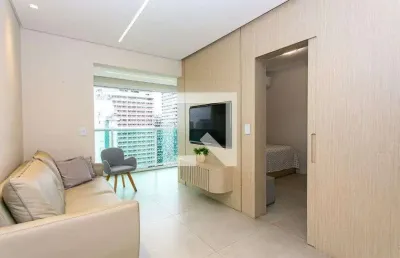 Apartamento para aluguel - tatuapé, 1 quarto,  45 m² - são paulo