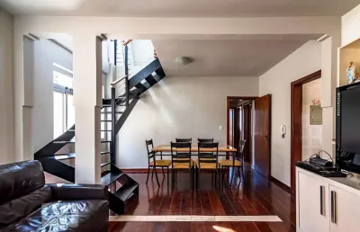 Cobertura para aluguel - união, 4 quartos,  180 m² - belo horizonte