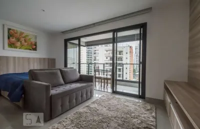 Kitnet / stúdio para aluguel - brooklin, 1 quarto,  38 m² - são paulo