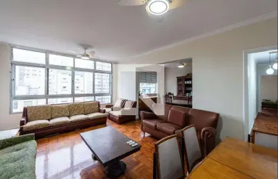 Apartamento para aluguel - gonzaga , 3 quartos,  150 m² - santos