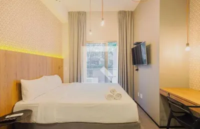 Kitnet / stúdio para aluguel - vila madalena, 1 quarto,  30 m² - são paulo