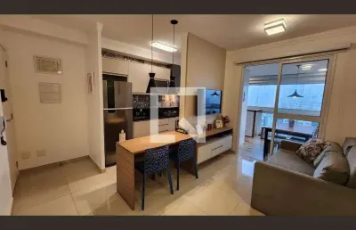 Apartamento para aluguel - ponta da praia, 1 quarto,  48 m² - santos