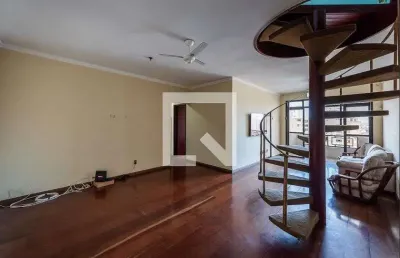 Cobertura para aluguel - ponta da praia, 4 quartos,  360 m² - santos