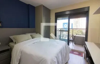 Kitnet / stúdio para aluguel - chácara santo antonio, 1 quarto,  26 m² - são paulo