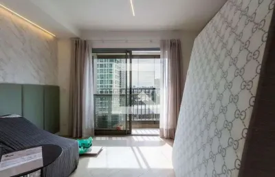 Kitnet / stúdio para aluguel - brooklin, 1 quarto,  24 m² - são paulo