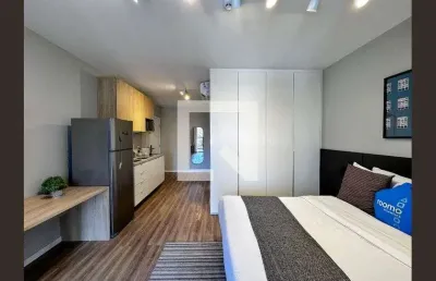 Kitnet / stúdio para aluguel - brooklin, 1 quarto,  40 m² - são paulo