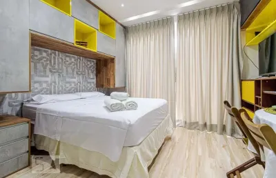 Kitnet / stúdio para aluguel - centro, 1 quarto,  22 m² - são paulo
