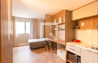 Apartamento para aluguel - água verde, 1 quarto,  34 m² - curitiba