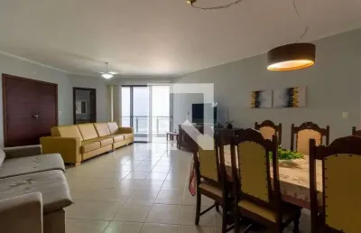 Apartamento para aluguel - vila tupi, 4 quartos,  246 m² - praia grande