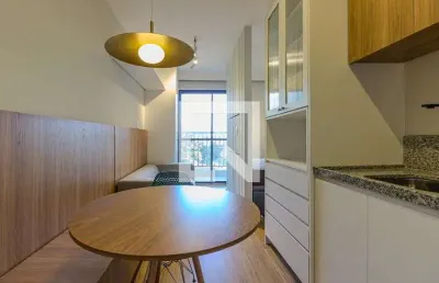 Kitnet / stúdio para aluguel - brooklin, 1 quarto,  25 m² - são paulo