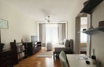 Apartamento para aluguel - josé menino, 1 quarto,  68 m² - santos