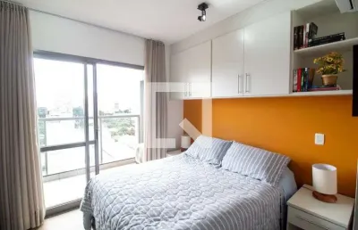 Kitnet / stúdio para aluguel - brooklin, 1 quarto,  30 m² - são paulo