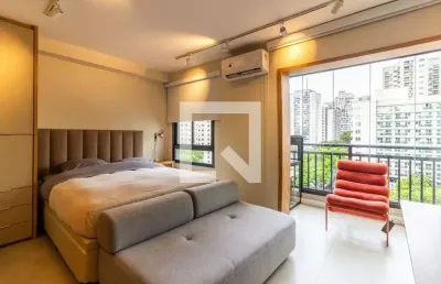 Kitnet / stúdio para aluguel - pinheiros, 1 quarto,  30 m² - são paulo