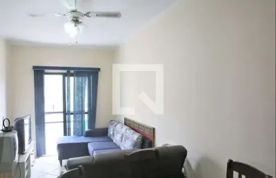 Apartamento para aluguel - guilhermina, 1 quarto,  72 m² - praia grande