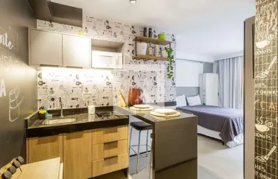 Kitnet / stúdio para aluguel - moema, 1 quarto,  28 m² - são paulo