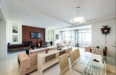 Apartamento para aluguel - gonzaga , 3 quartos,  130 m² - santos