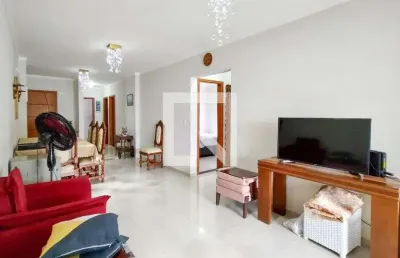Apartamento para aluguel - canto do forte, 3 quartos,  120 m² - praia grande