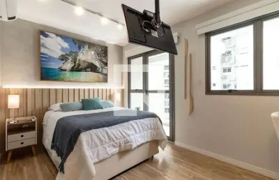 Kitnet / stúdio para aluguel - moema, 1 quarto,  25 m² - são paulo