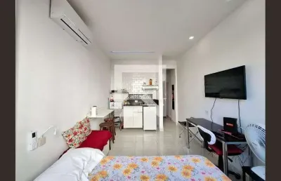 Kitnet / stúdio para aluguel - botafogo, 1 quarto,  18 m² - rio de janeiro