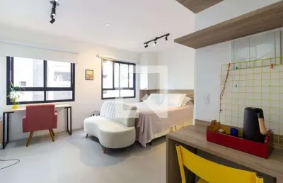 Kitnet / stúdio para aluguel - pinheiros, 1 quarto,  24 m² - são paulo