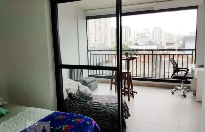 Kitnet / stúdio para aluguel - bom retiro, 1 quarto,  29 m² - são paulo