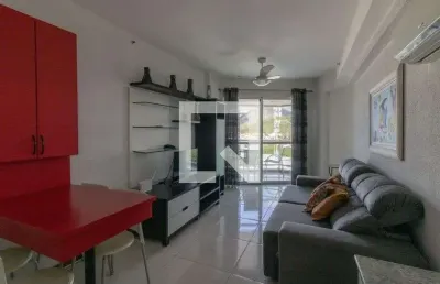 Apartamento para aluguel - recreio, 1 quarto,  56 m² - rio de janeiro